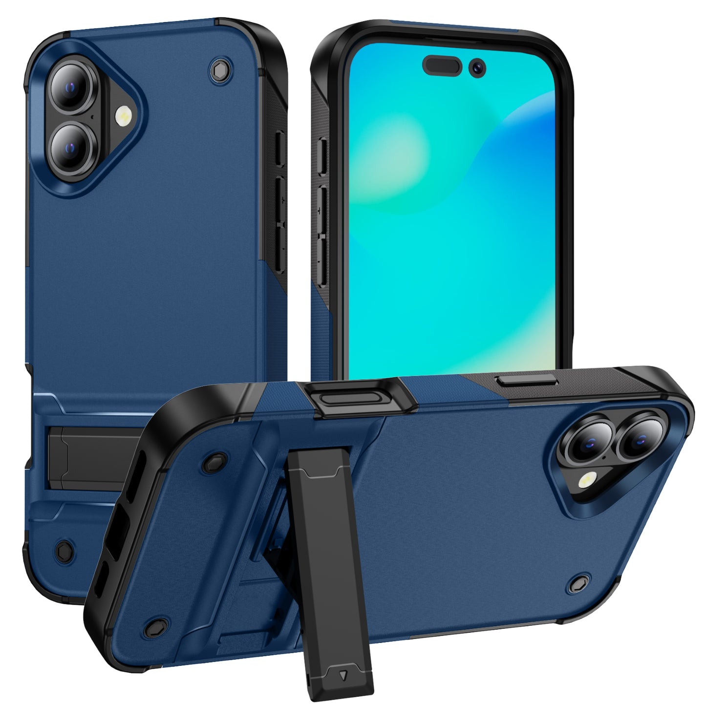 Bentayga iPhone 16 Case Kickstand TPU PC Rugged