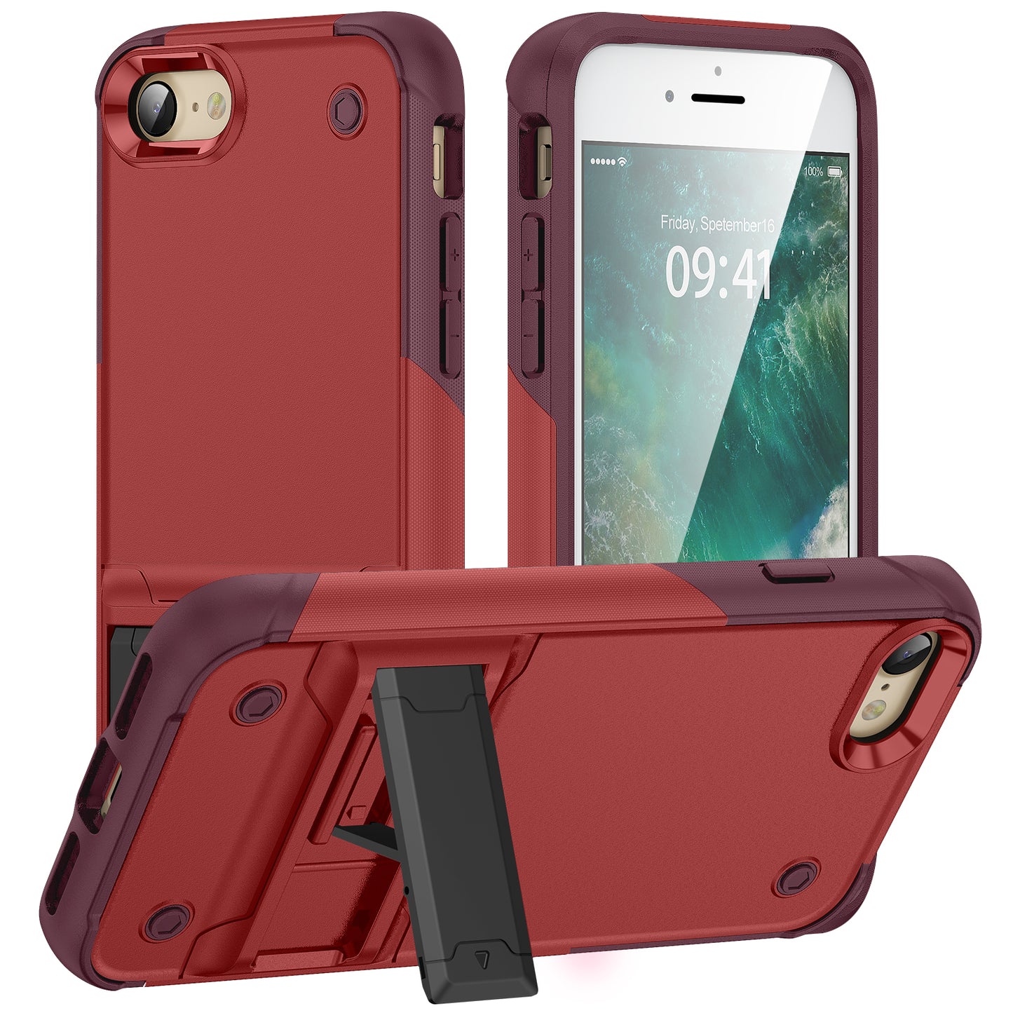 Bentayga iPhone SE 2020 Case Kickstand TPU PC Rugged