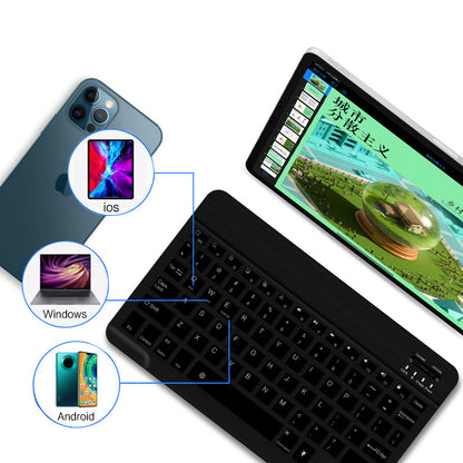 Mini Portable Wireless Bluetooth Keyboard Backlit 7.9/8.3/9.7/10.1/11