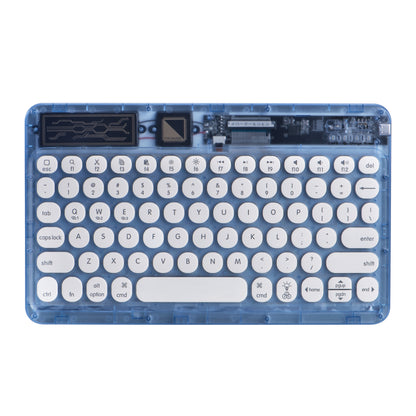 Mini Portable Wireless Bluetooth Keyboard Backlit Dream Crystal