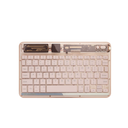 Mini Portable Wireless Bluetooth Keyboard Backlit Dream Crystal