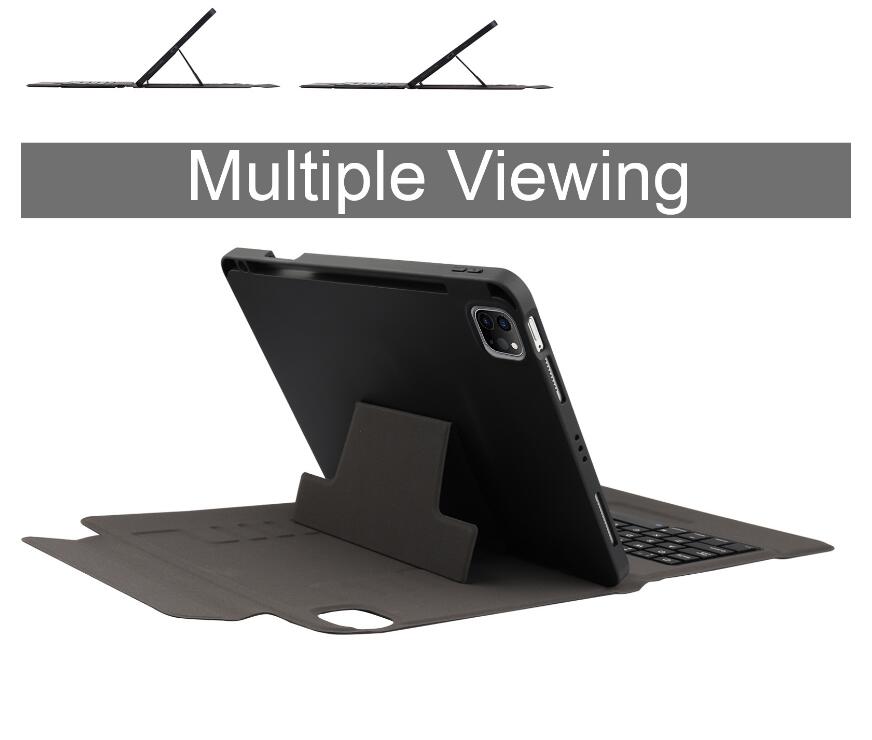 Thin Light Multiple Viewing Keyboard Apple iPad Pro 11 (2018) Case