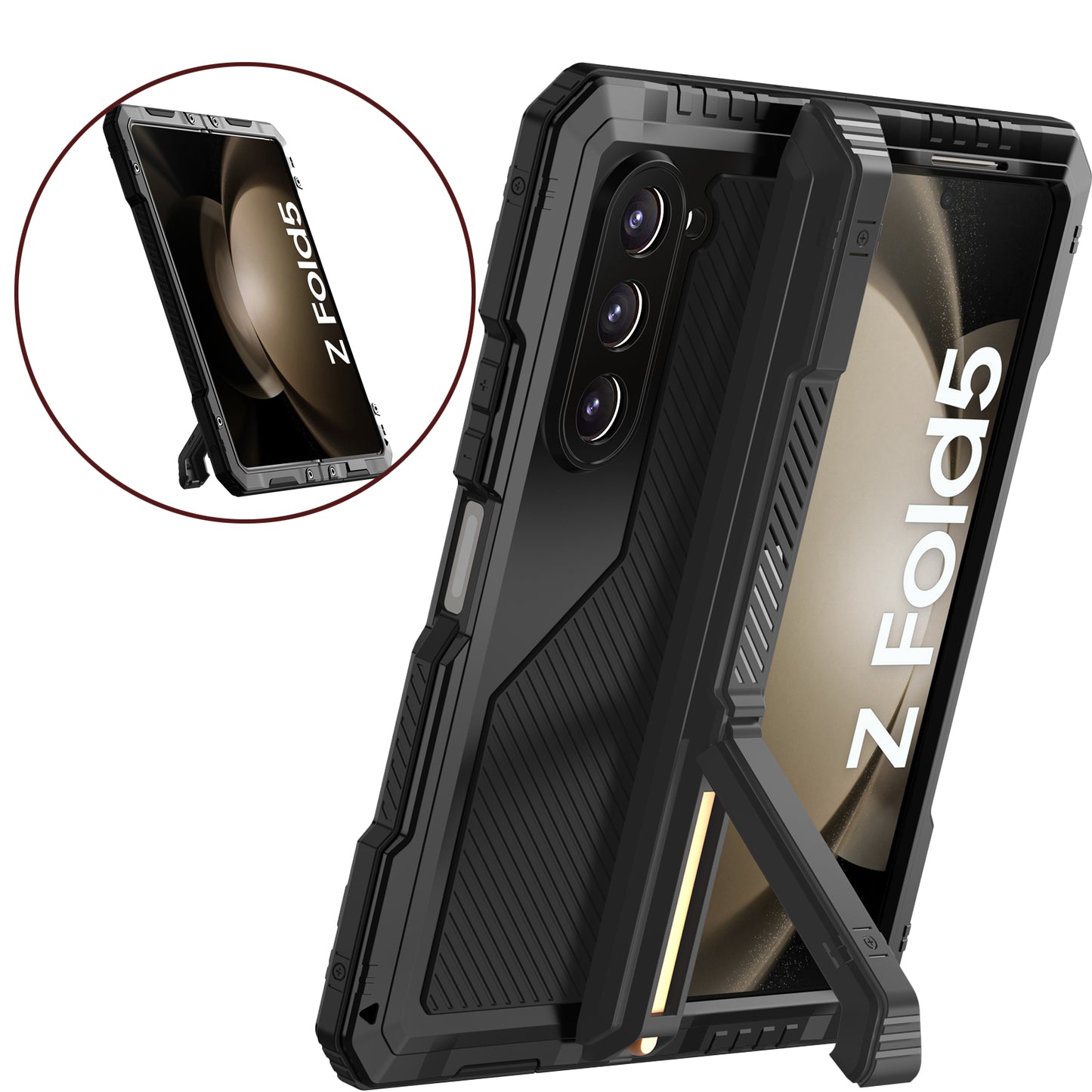 ultramainetech-r-just-vajra-stand-metal-galaxy-z-fold5-phone-case-1