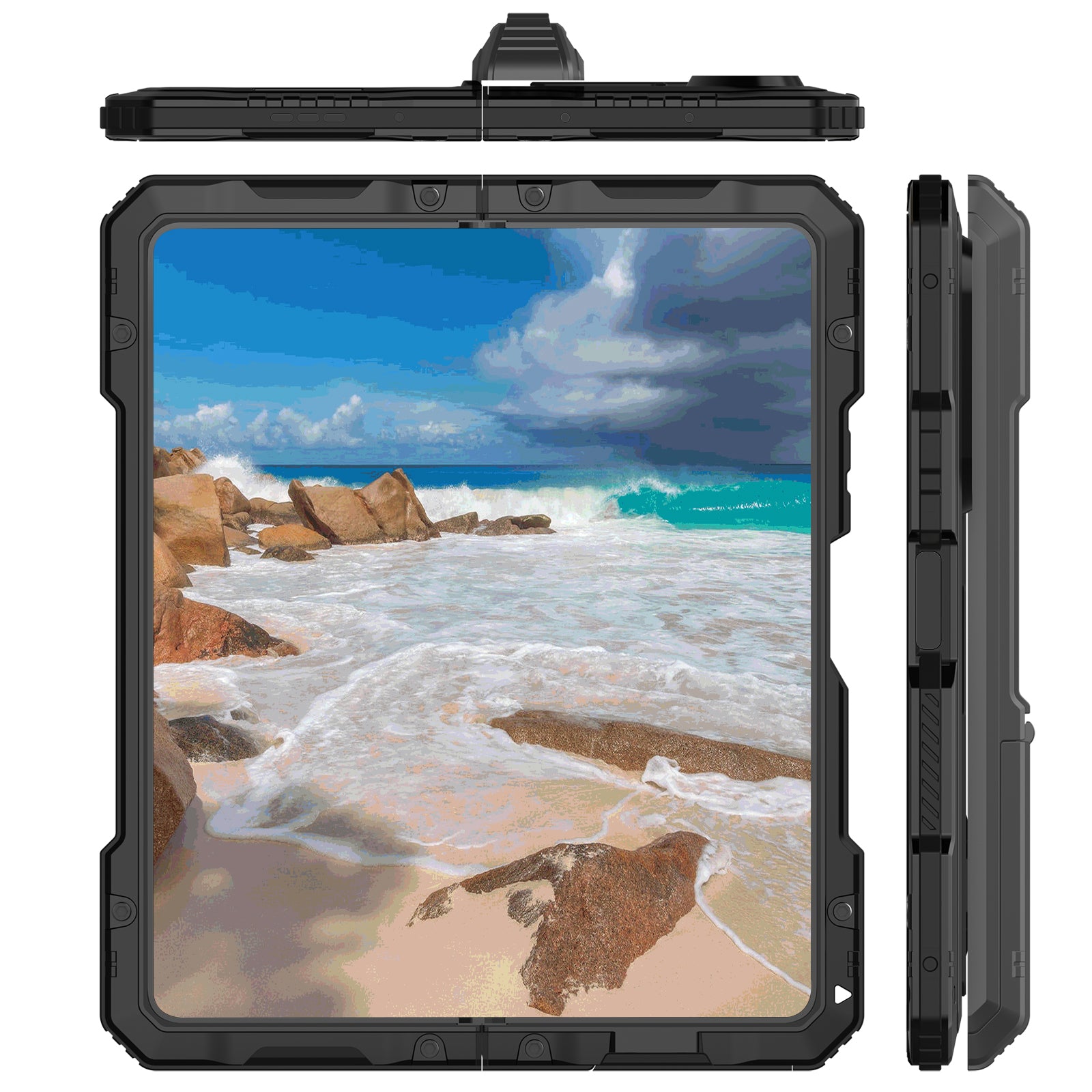 ultramainetech-r-just-vajra-stand-metal-galaxy-z-fold5-phone-case-3