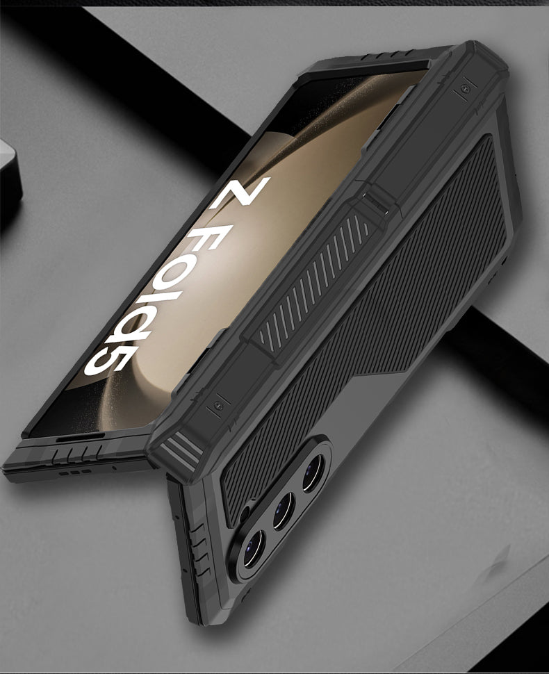 ultramainetech-r-just-vajra-stand-metal-galaxy-z-fold5-phone-case-9
