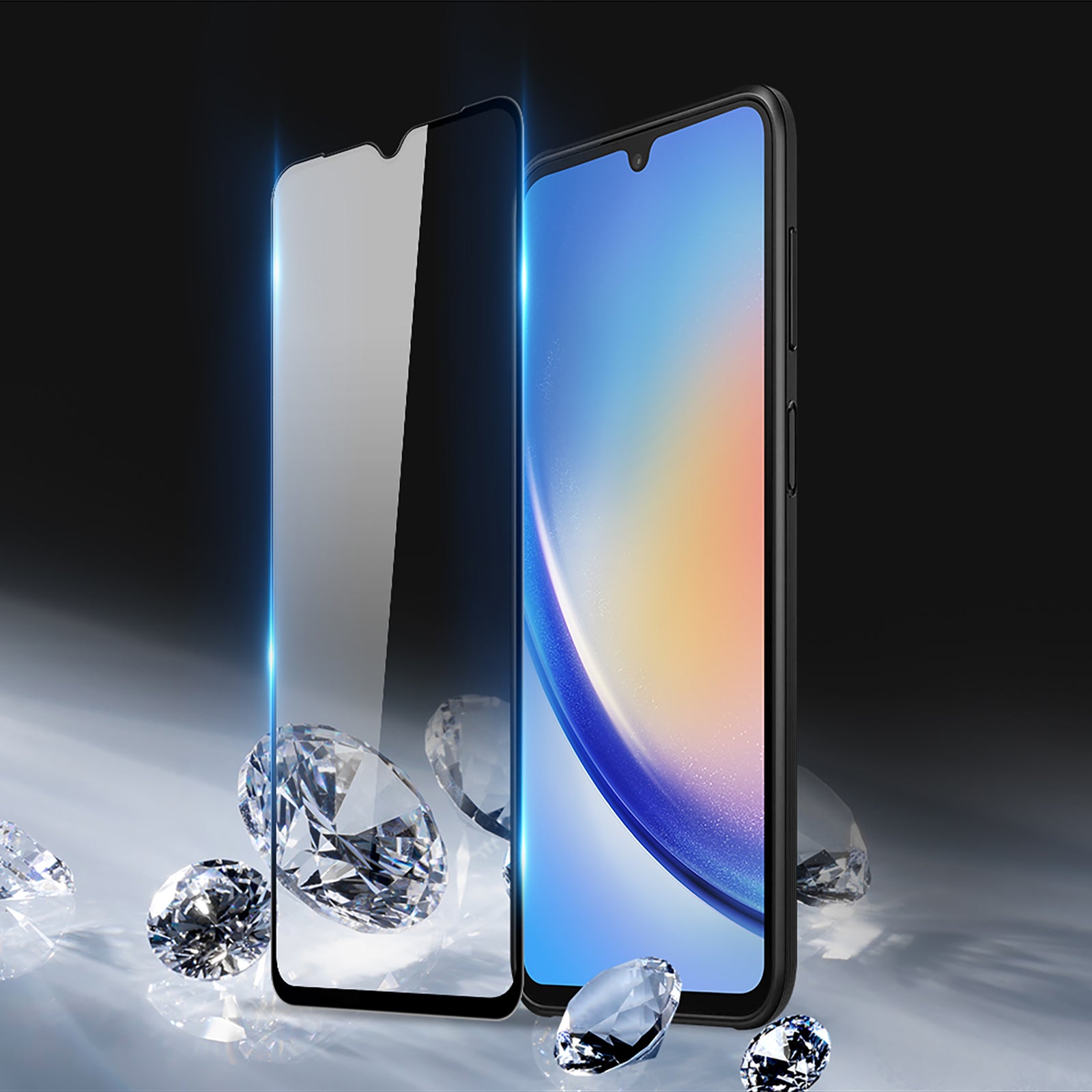 ultramarinetech-for-black-frame-ultra-clear-film-galaxy-a34-phone-screen-protector-2