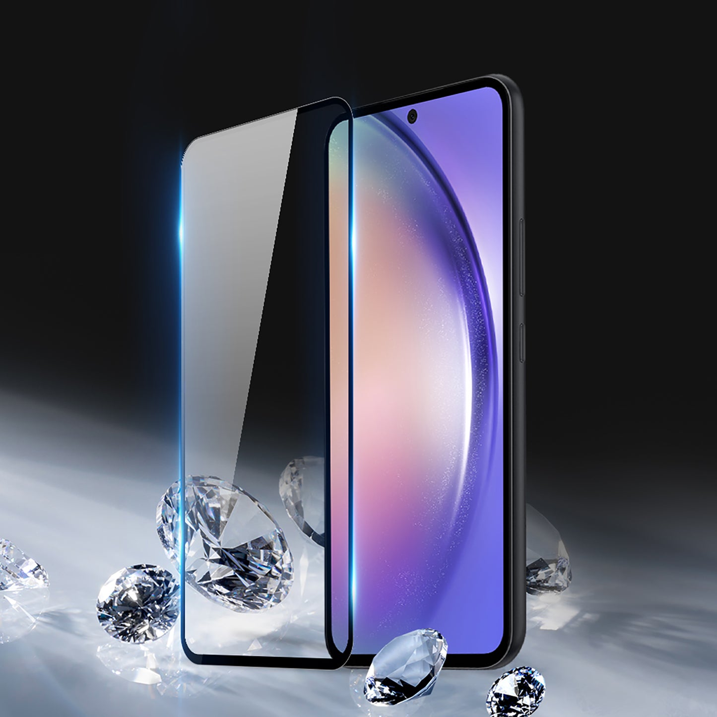 ultramarinetech-for-black-frame-ultra-clear-film-galaxy-a55-phone-screen-protector-2