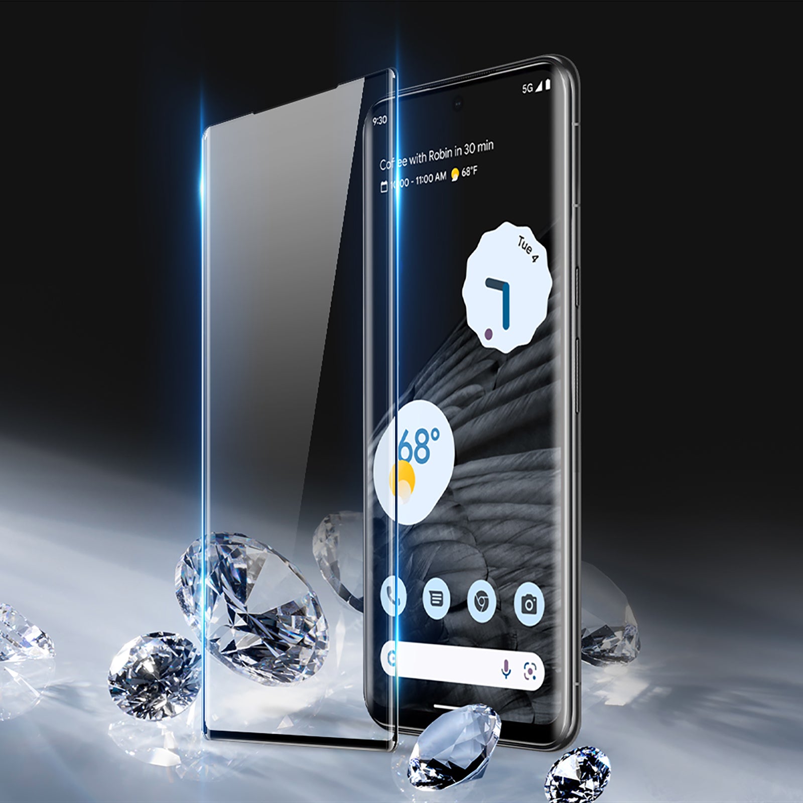 ultramarinetech-for-black-frame-ultra-clear-film-google-pixel-7-pro-phone-screen-protector-2