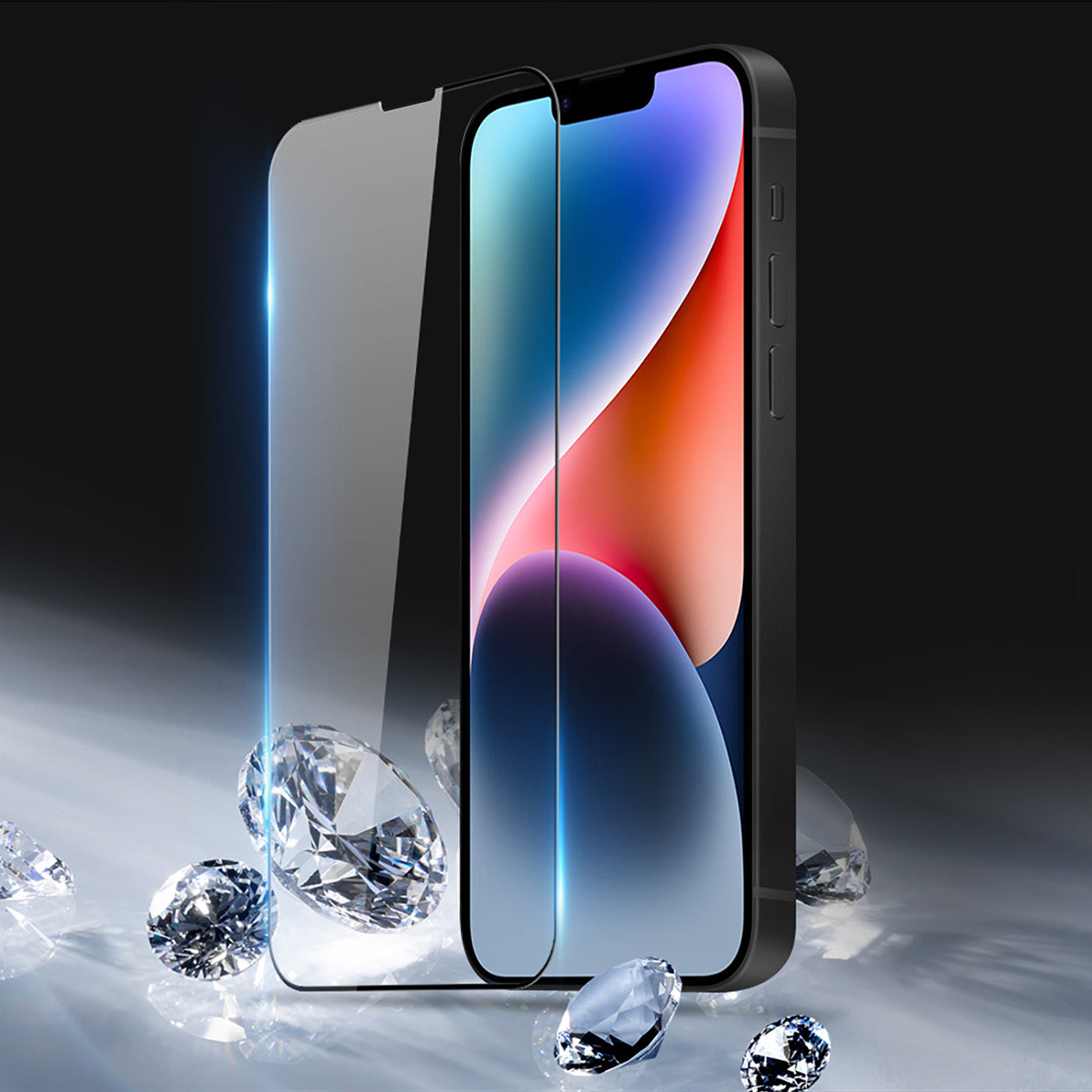 ultramarinetech-for-black-frame-ultra-clear-film-iphone-14-phone-screen-protector-2