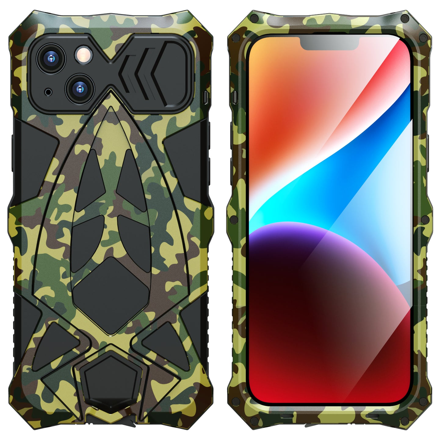 ultramarinetech-for-luphie-warrior-armor-iphone-14-plus-phone-case-metal-protection-13