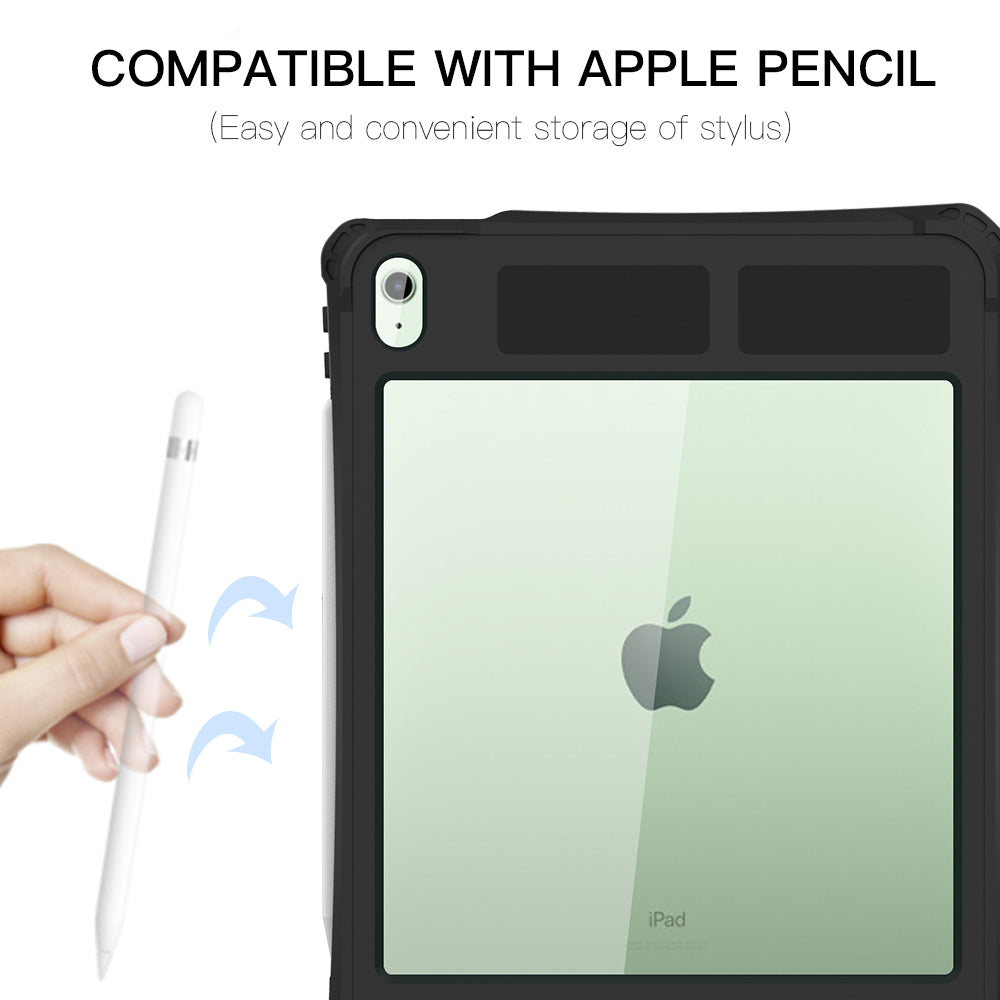 ultramarinetech-for-shellbox-burst-slim-clear-waterproof-ipad-air-5-tablet-case-2