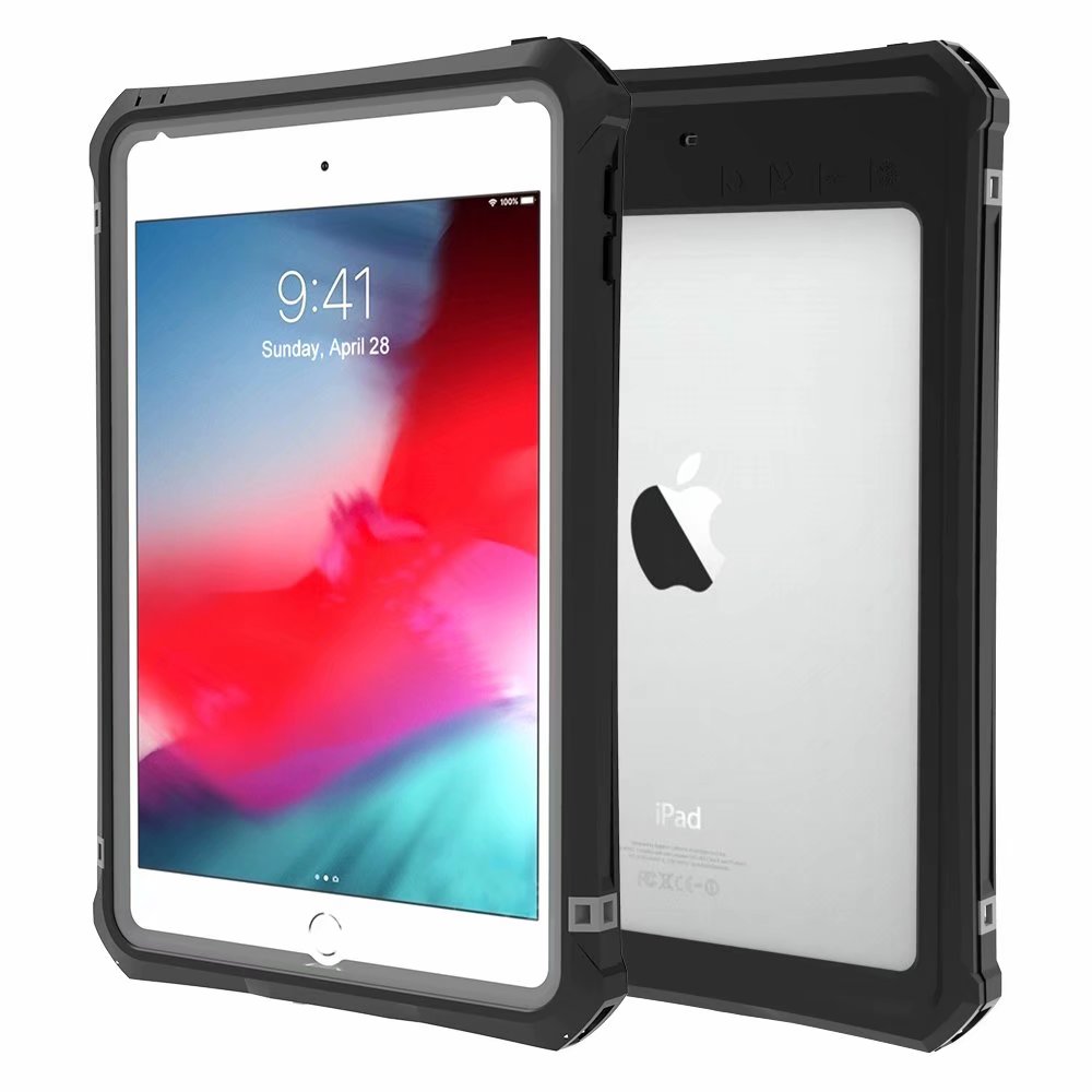ultramarinetech-for-shellbox-burst-slim-clear-waterproof-ipad-mini-4-tablet-case-8
