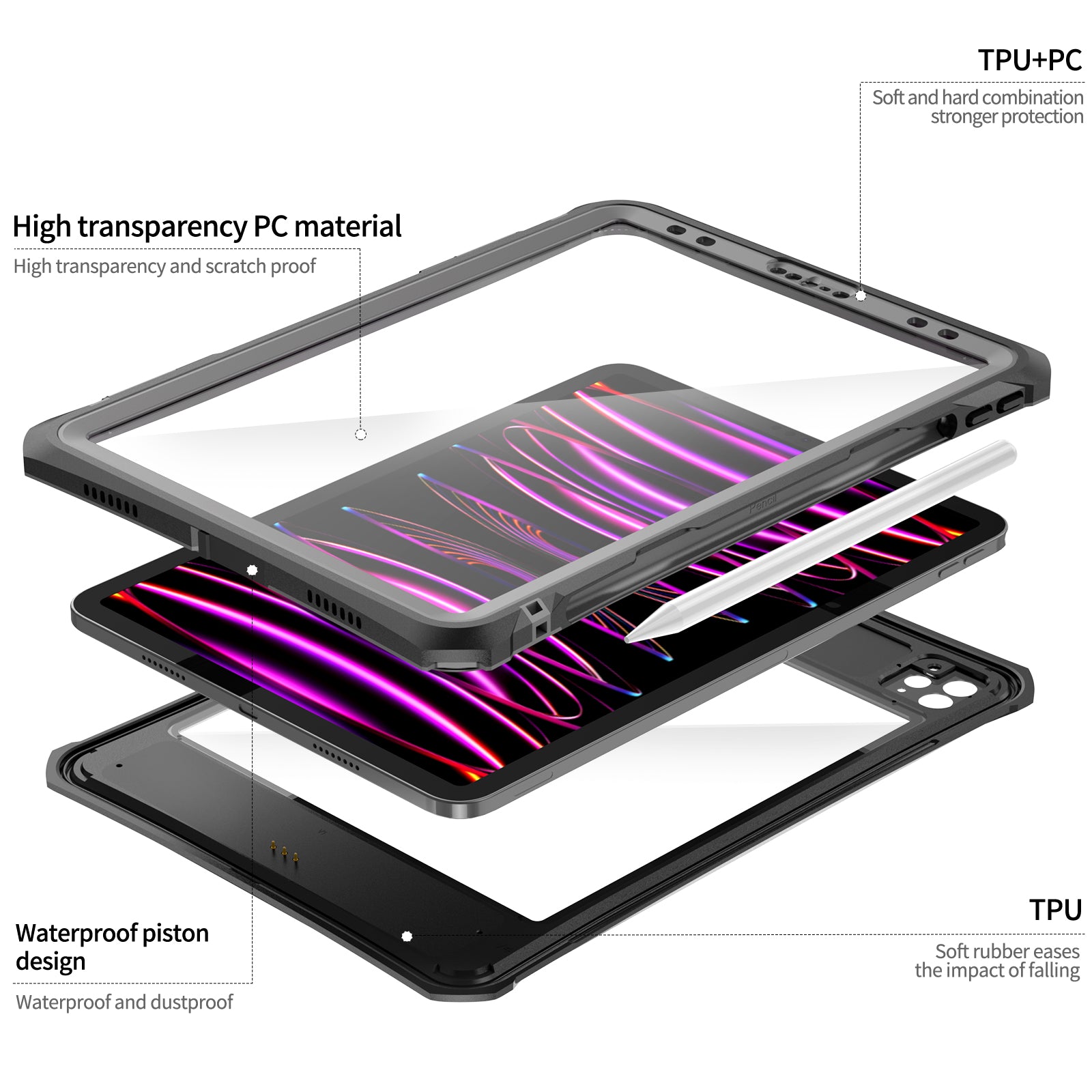 ultramarinetech-for-shellbox-burst-slim-clear-waterproof-ipad-pro-11-2022-tablet-case-10