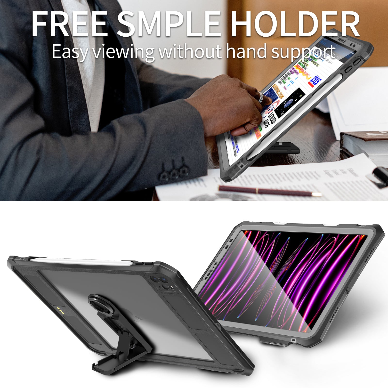 ultramarinetech-for-shellbox-burst-slim-clear-waterproof-ipad-pro-11-2022-tablet-case-18