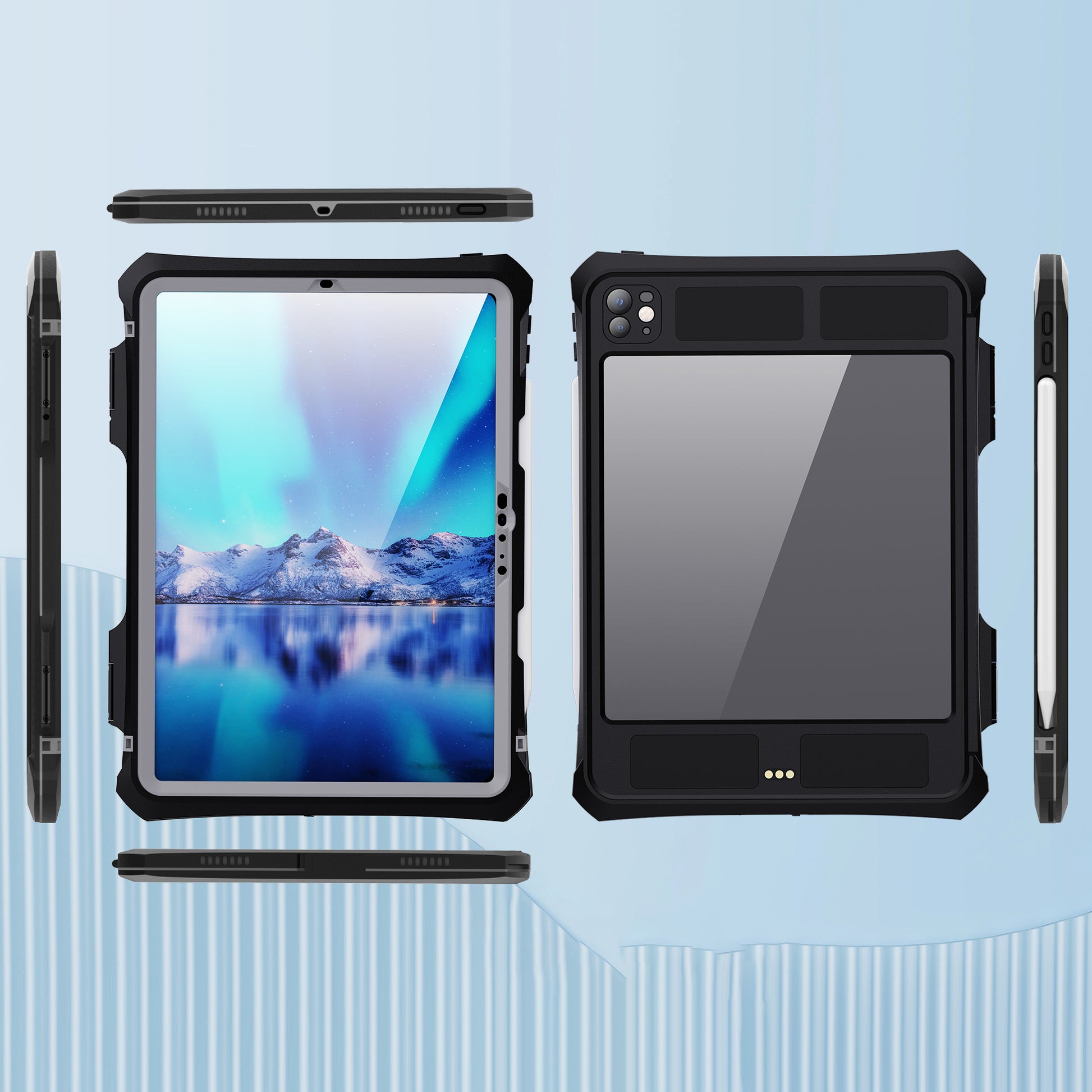 ultramarinetech-for-shellbox-burst-slim-clear-waterproof-ipad-pro-11-2025-tablet-case-5