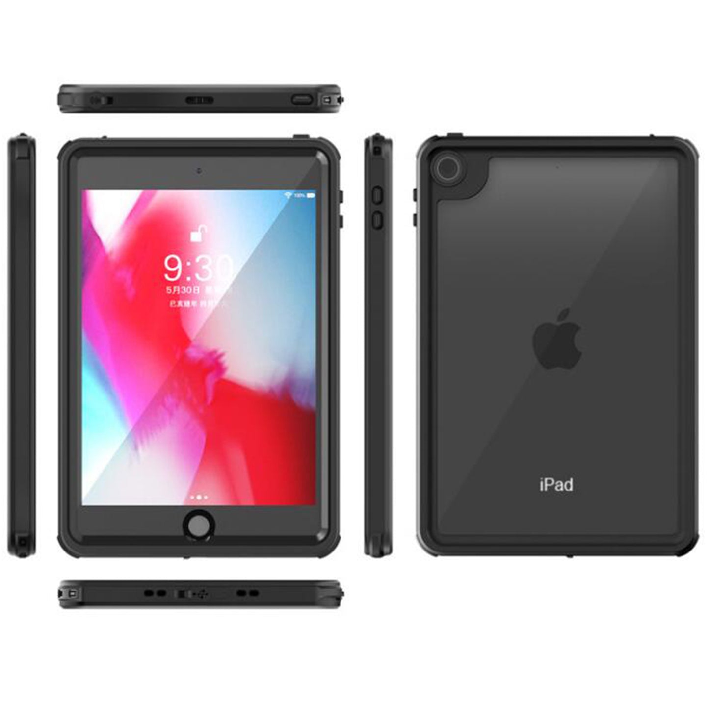 ultramarinetech-for-shellbox-dot-clear-ip68-waterproof-ipad-mini-5-tablet-case-4