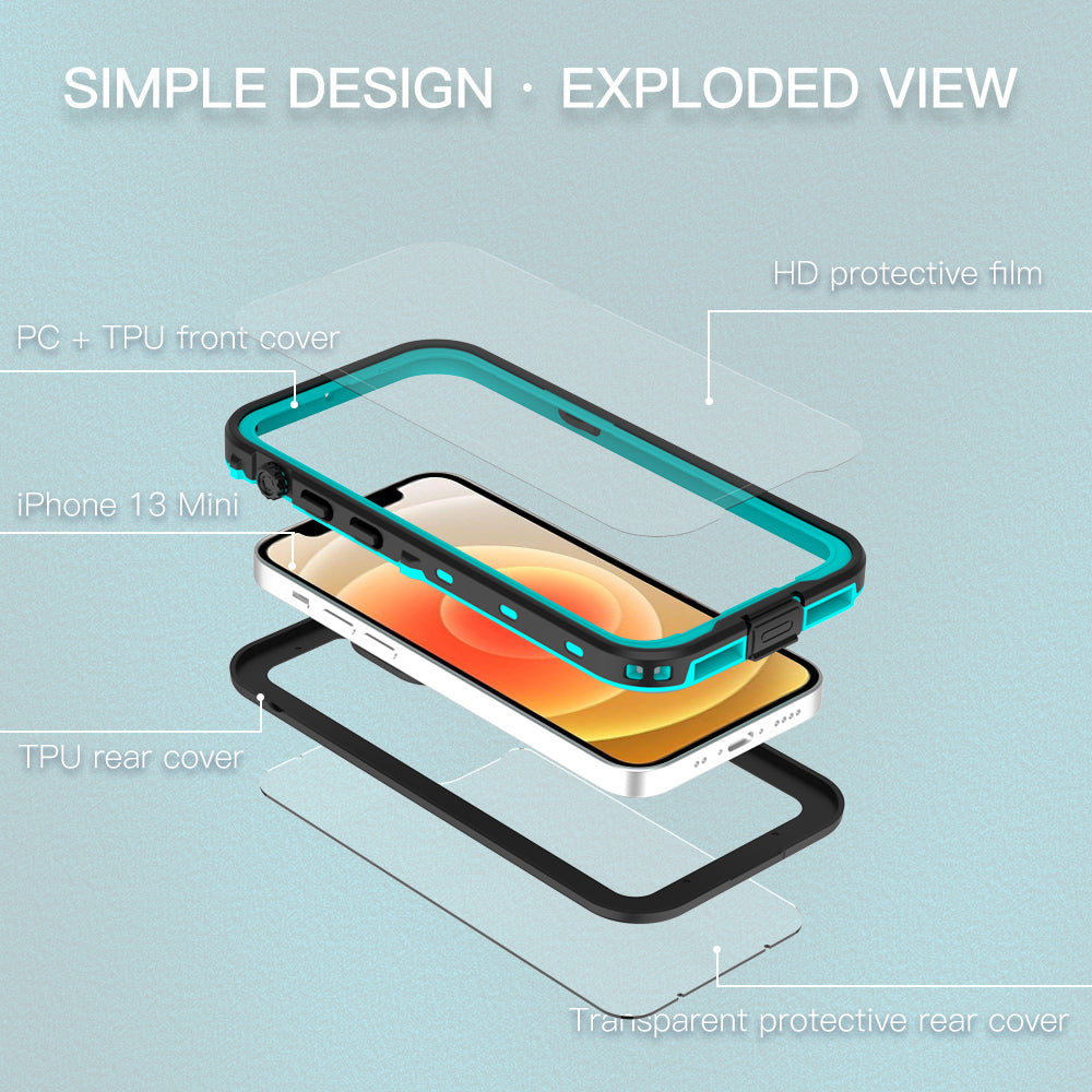 ultramarinetech-for-shellbox-dot-clear-ip68-waterproof-iphone-13-phone-case-4