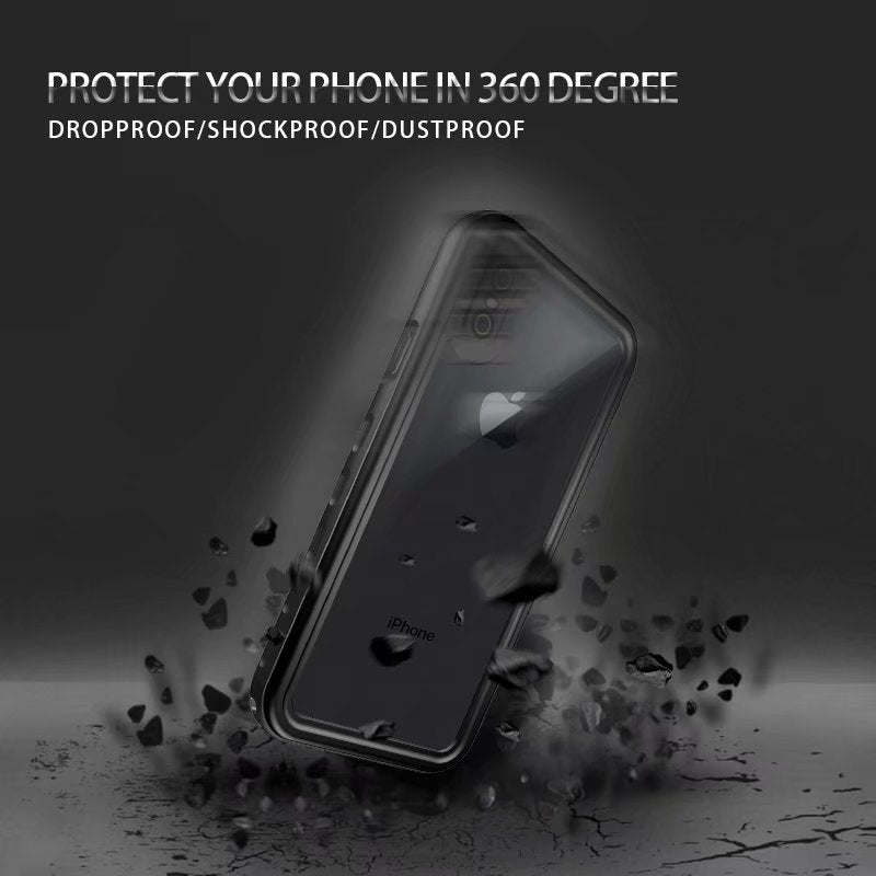 ultramarinetech-for-shellbox-dot-clear-ip68-waterproof-iphone-x-xs-phone-case-3