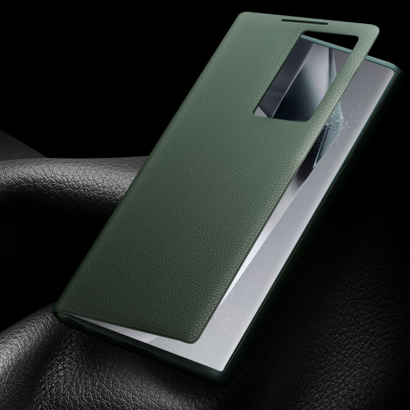 ultramarinetech-qialion-auto-wake-sleep-genuine-leather-galaxy-s24-ultra-phone-cover-5