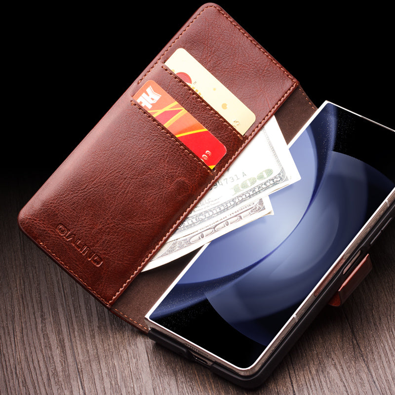 ultramarinetech-qialion-business-wallet-genuine-leather-galaxy-z-fold5-phone-case-3