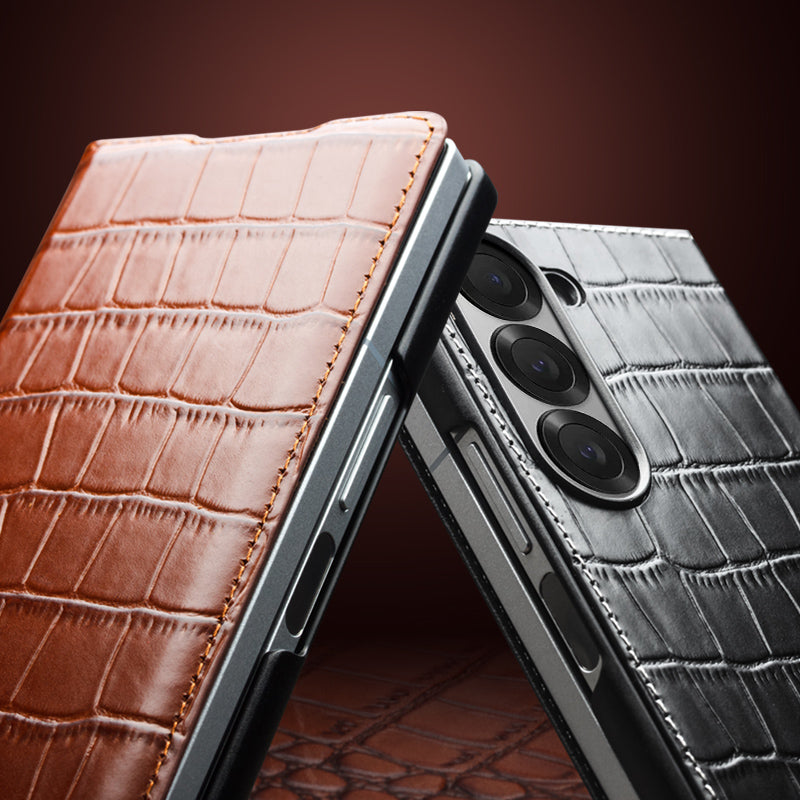 ultramarinetech-qialion-deluxe-mens-flip-crocodile-leather-galaxy-z-fold6-phone-case-4