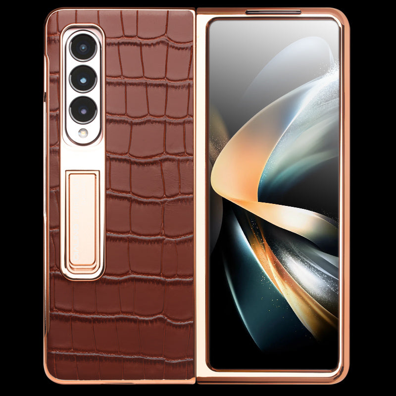 ultramarinetech-qialion-hd-glass-genuine-crocodile-leather-galaxy-z-fold5-phone-case-8