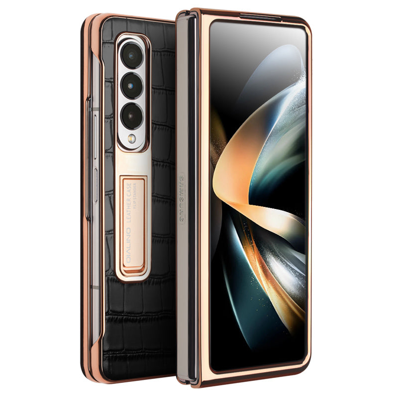 ultramarinetech-qialion-hd-glass-genuine-crocodile-leather-galaxy-z-fold5-phone-case-9