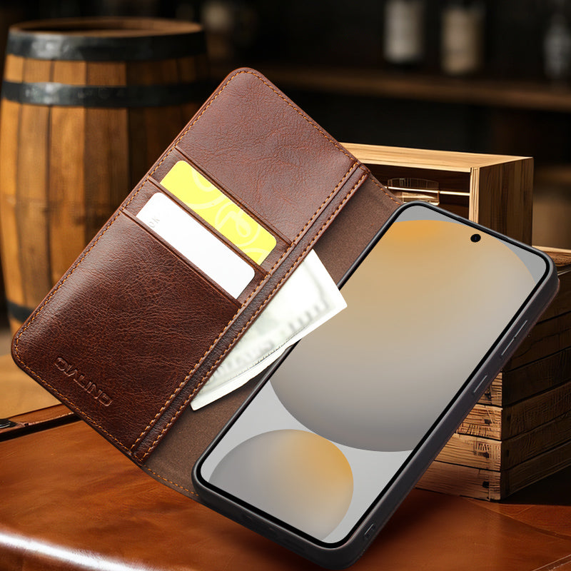 ultramarinetech-qialion-wallet-glossy-cowhide-leather-galaxy-s25-fe-phone-case-4