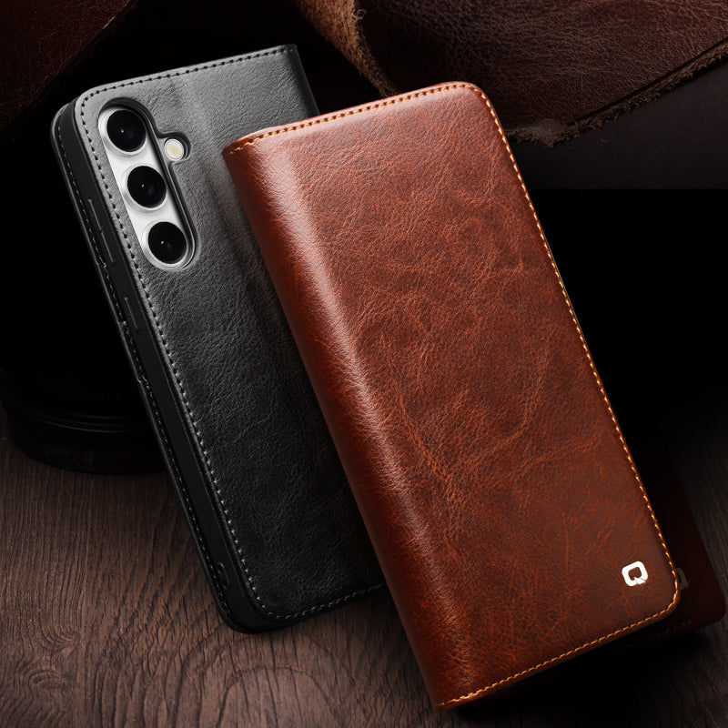 ultramarinetech-qialion-wallet-glossy-cowhide-leather-galaxy-s25-plus-phone-case-2