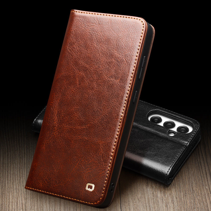 ultramarinetech-qialion-wallet-glossy-cowhide-leather-galaxy-s25-plus-phone-case-4