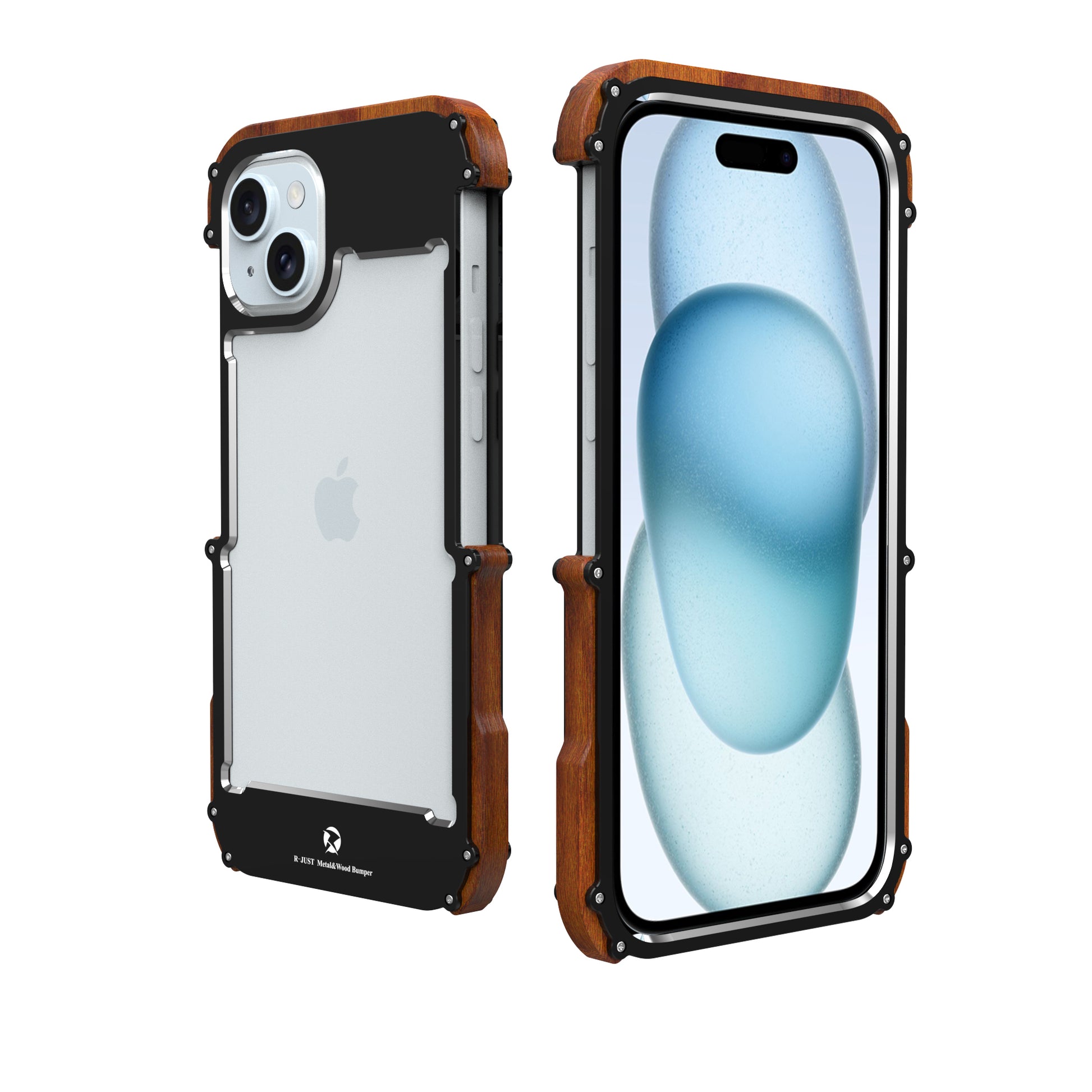 ultramarinetech-r-just-hollow-iron-wood-iphone-14-plus-phone-case-full-protection-1