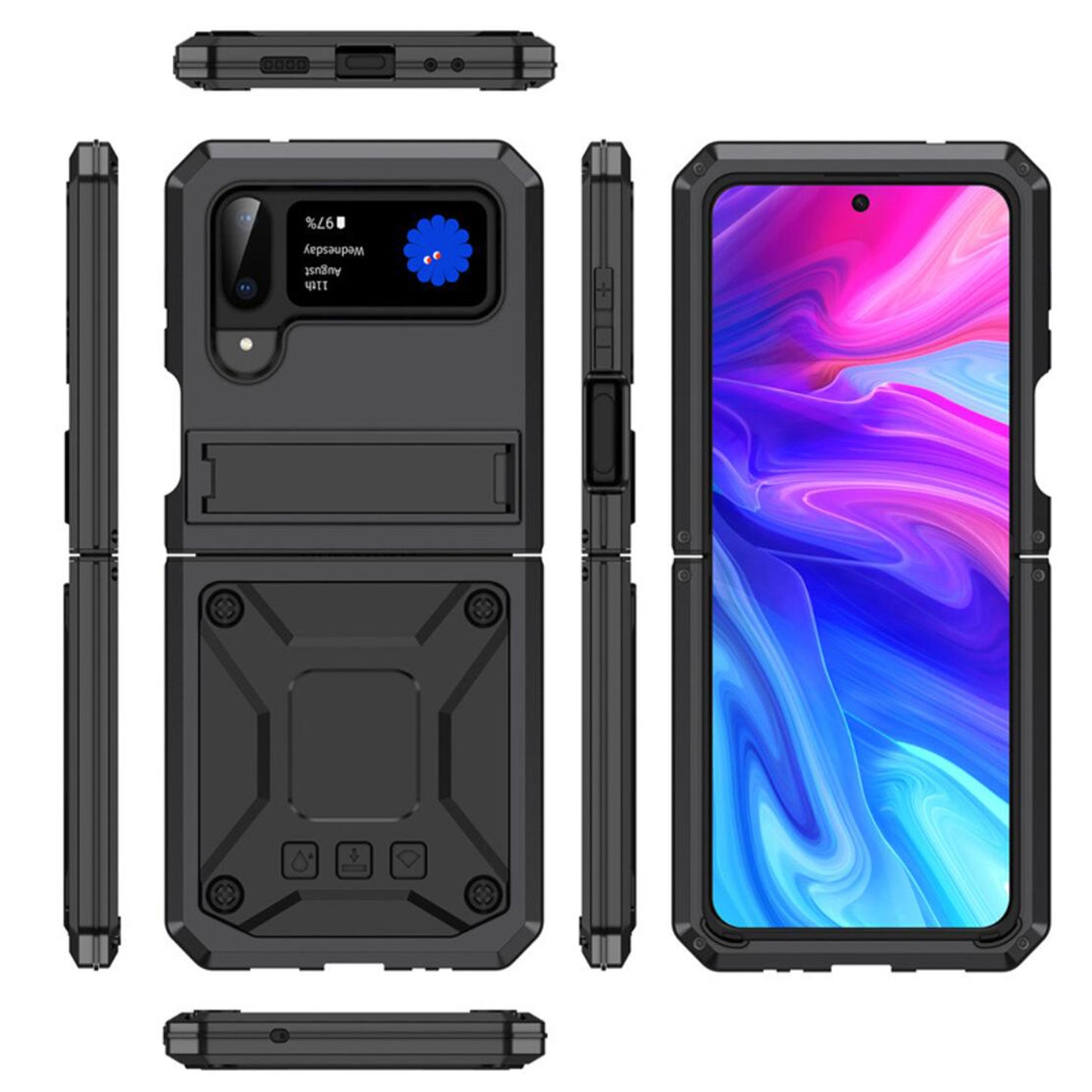ultramarinetech-r-just-stand-galaxy-z-flip4-phone-case-military-shockproof-12