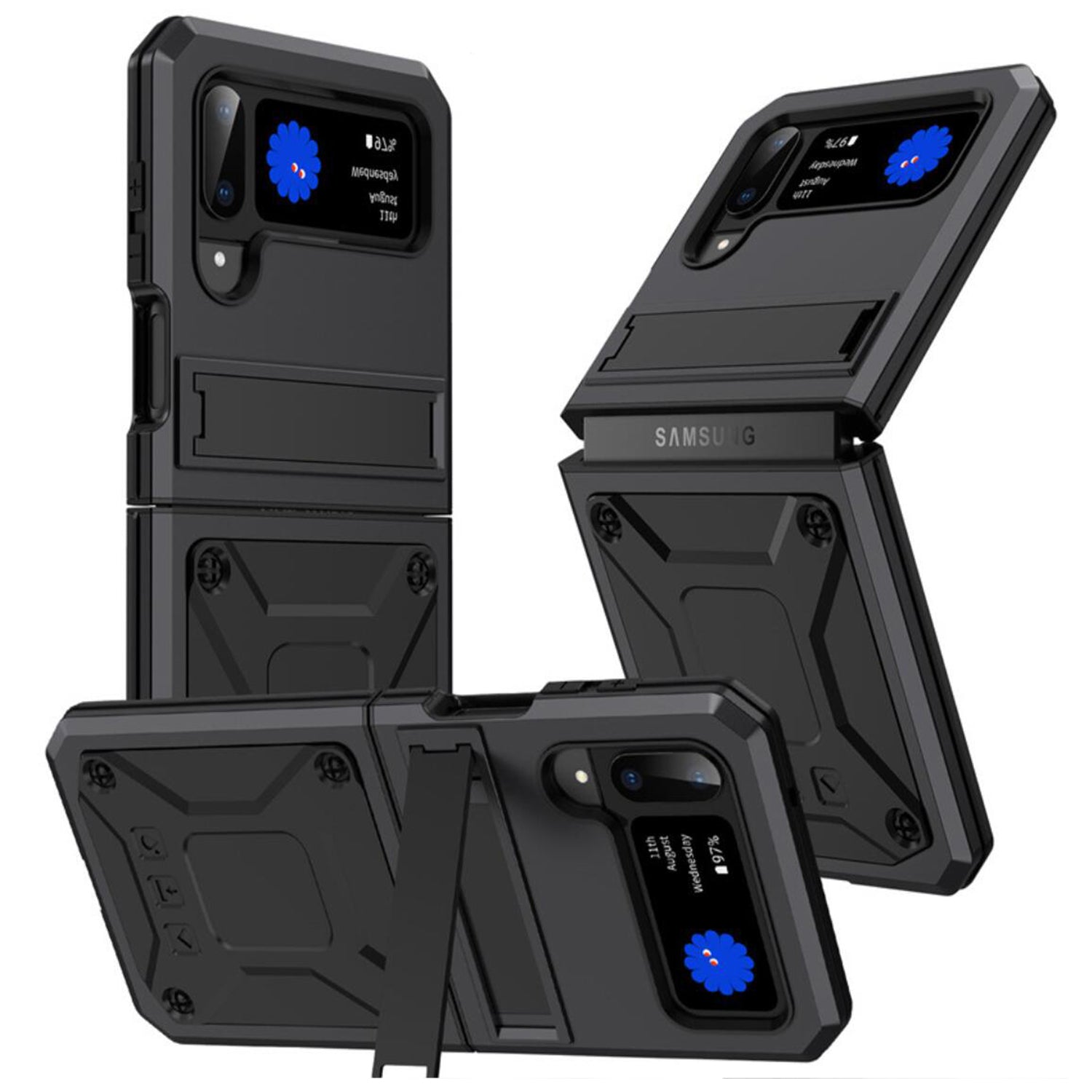 ultramarinetech-r-just-stand-galaxy-z-flip4-phone-case-military-shockproof-3