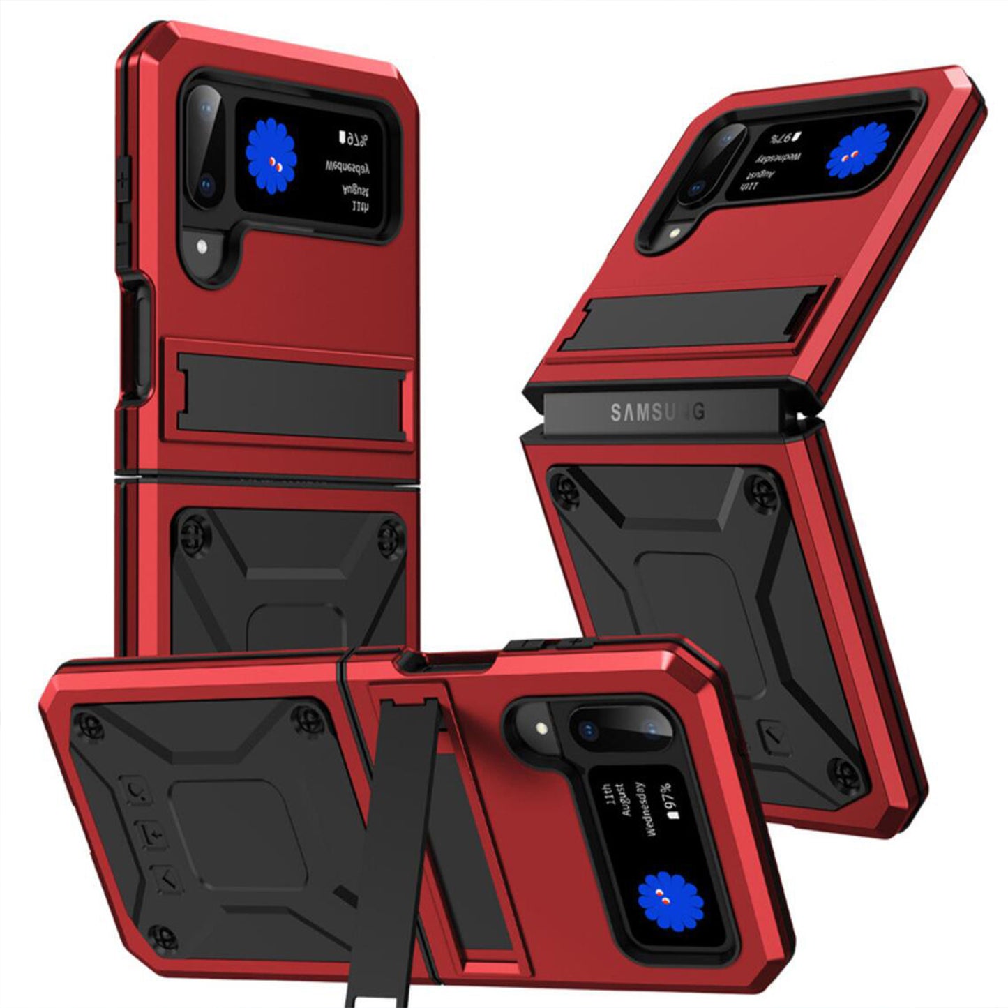 ultramarinetech-r-just-stand-galaxy-z-flip4-phone-case-military-shockproof-4