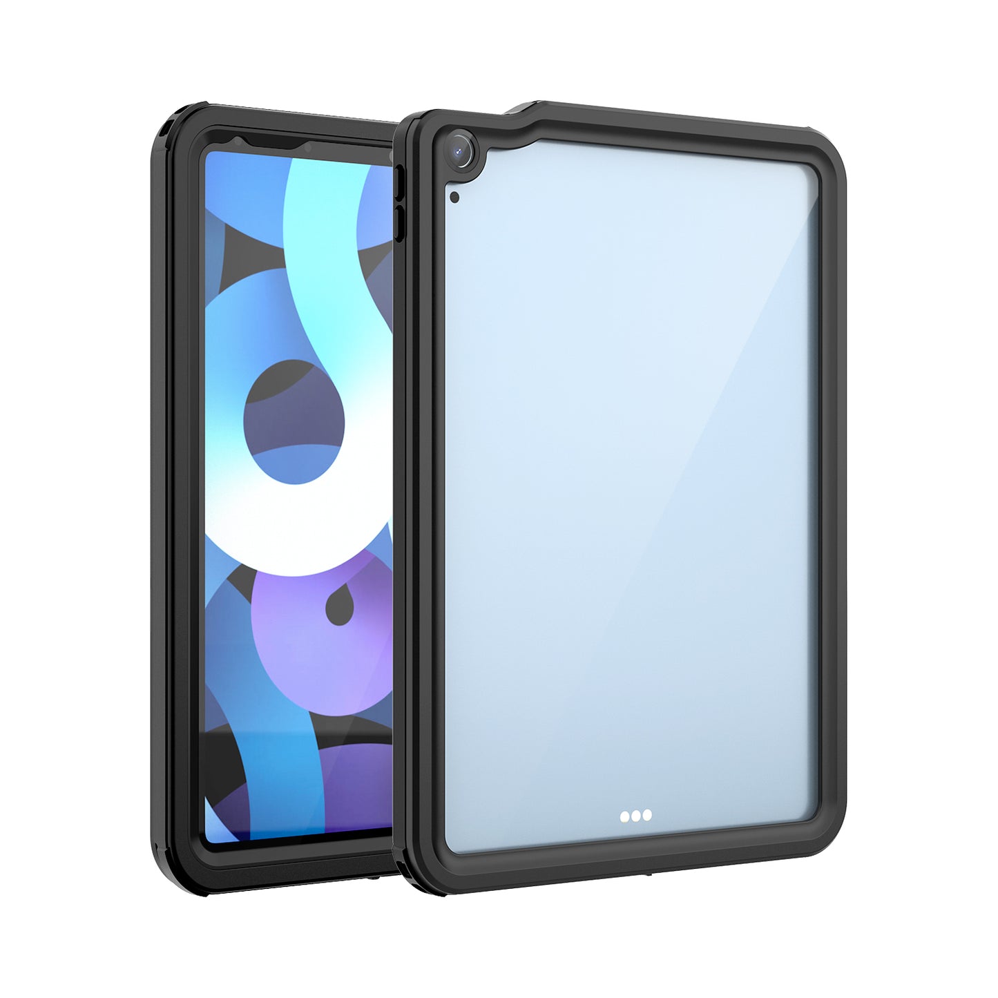 ultranarinetech-for-shellbox-dot-clear-ip68-waterproof-ipad-air-5-tablet-case-12