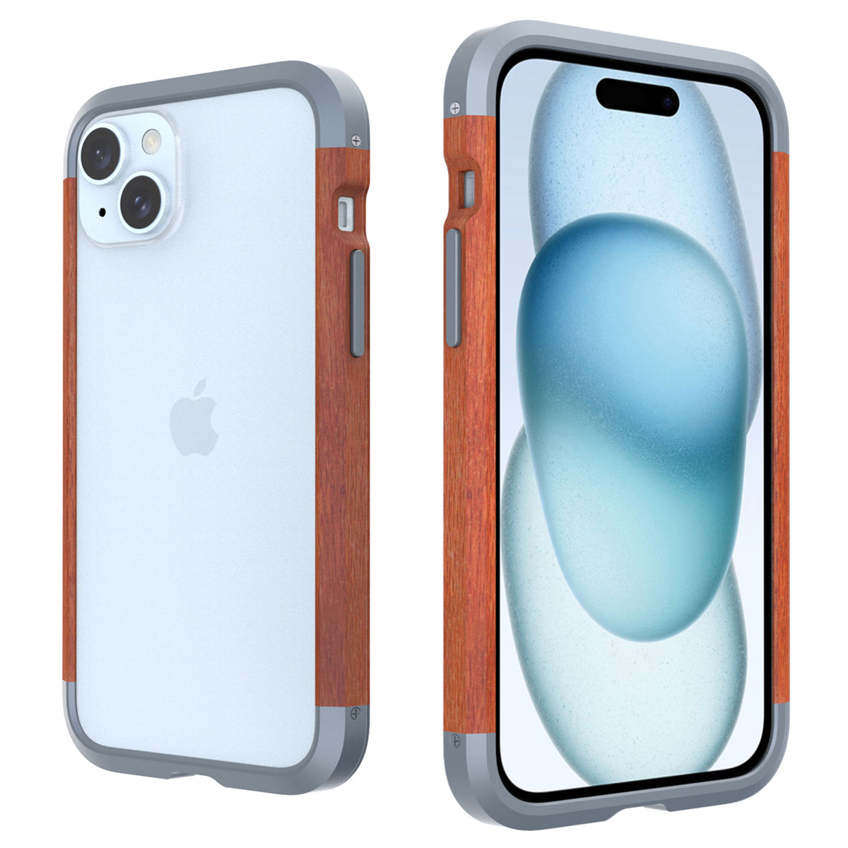 Ultramarine Technology with Unique Wood & Metal Hybrid Phone Case All-Scenario Protection