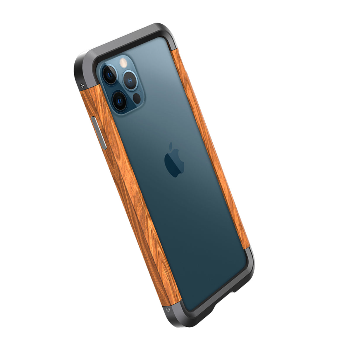 Ultramarine Technology with Unique Wood & Metal Hybrid Phone Case All-Scenario Protection