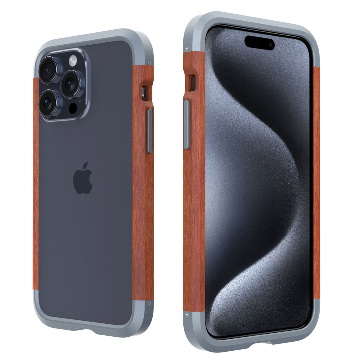 Ultramarine Technology with Unique Wood & Metal Hybrid Phone Case All-Scenario Protection