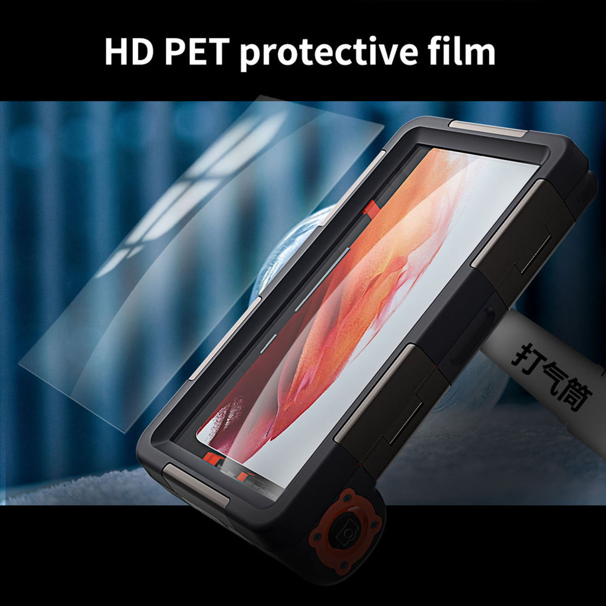 Ultramarine Technology Universal 15M Waterproof Diving Phone Case with Vacuum Vent Hook