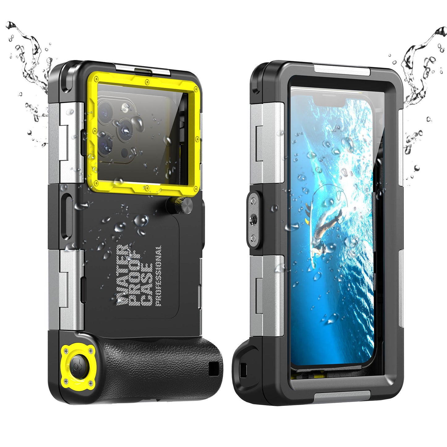 Ultramarine Technology Universal 15M Waterproof Diving Phone Case with Vacuum Vent Hook