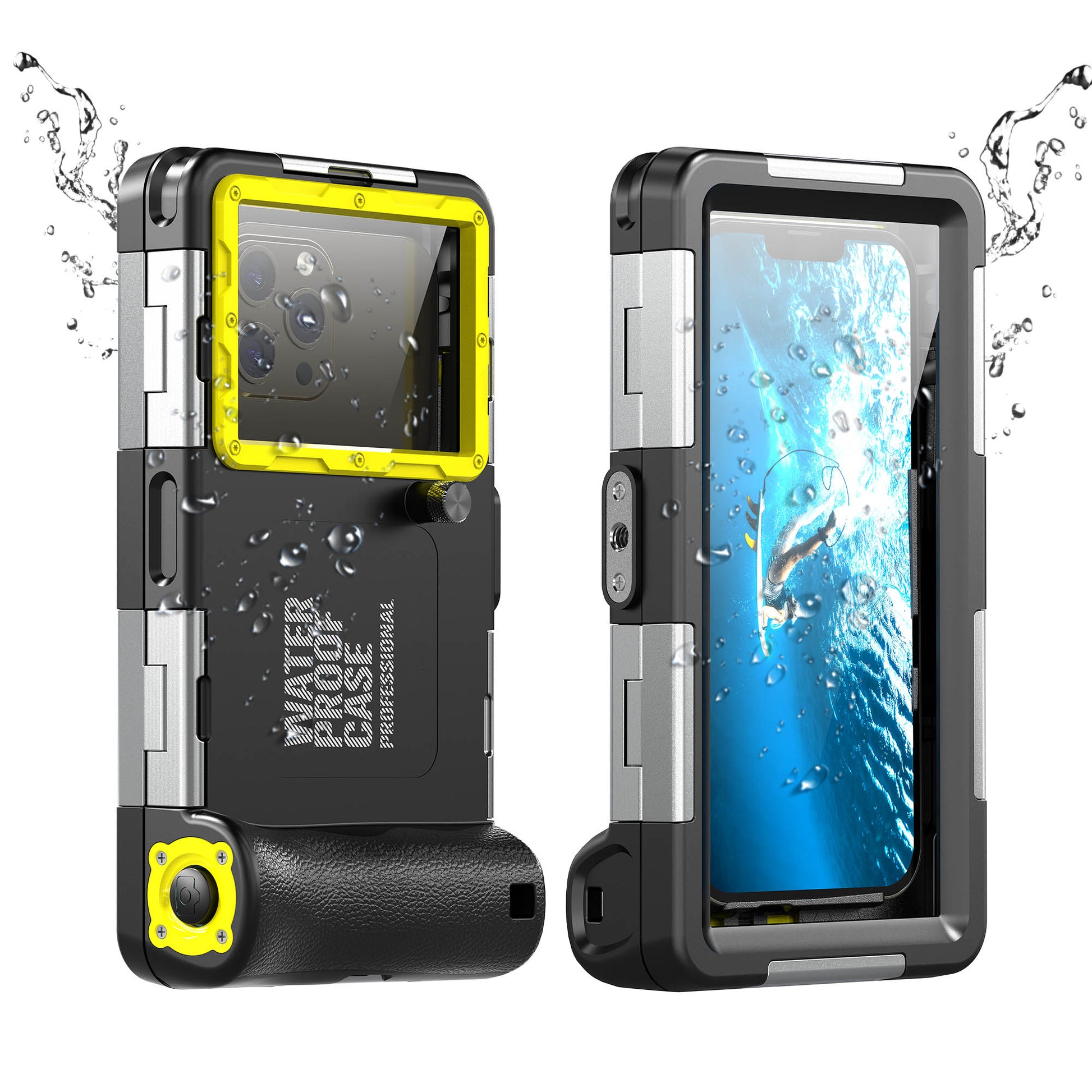 Ultramarine Technology Universal 15M Waterproof Diving Phone Case with Vacuum Vent Hook