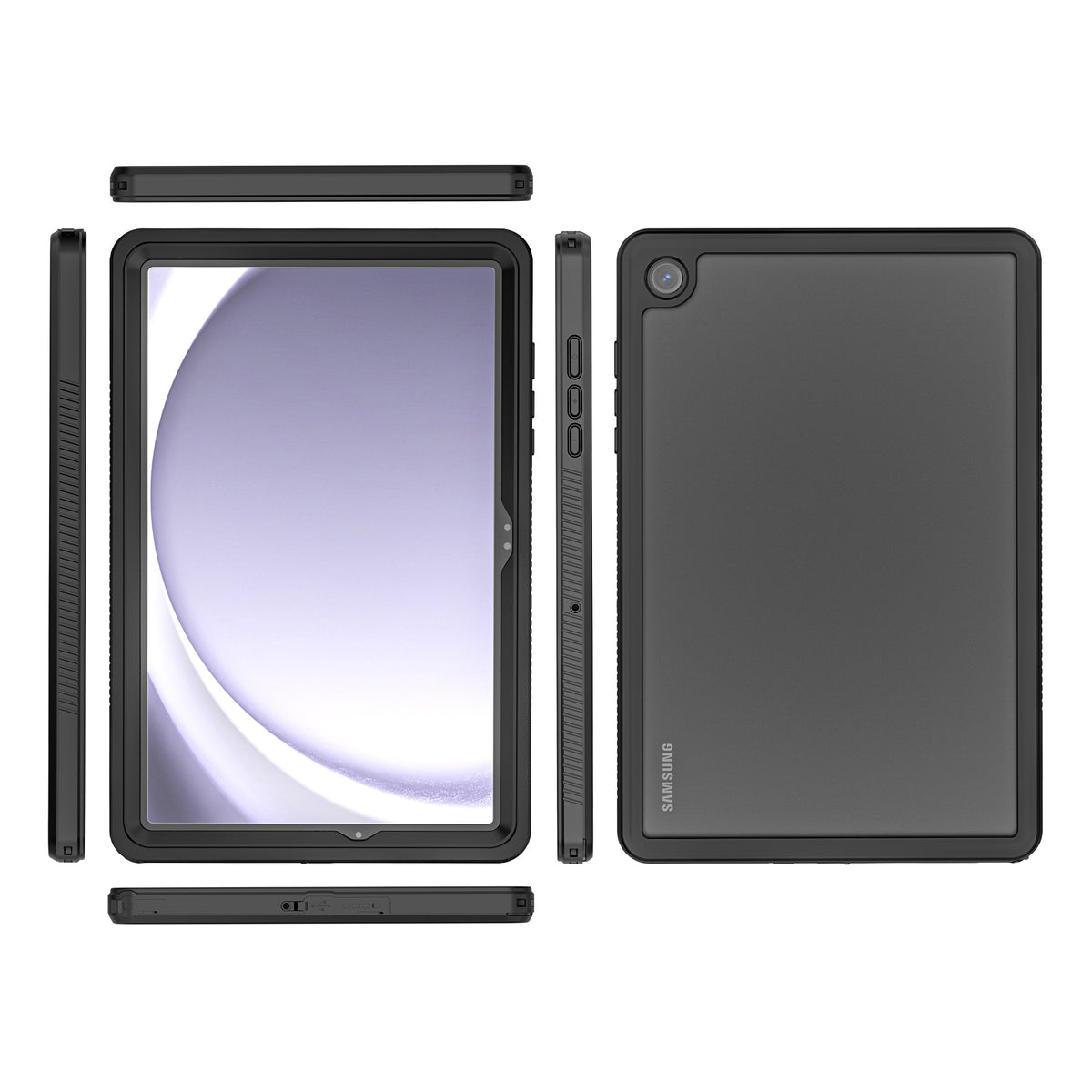 Ultramarine Technology with Waterproof Tablet Case - 360 Armored Rugged Cover | Military Grade