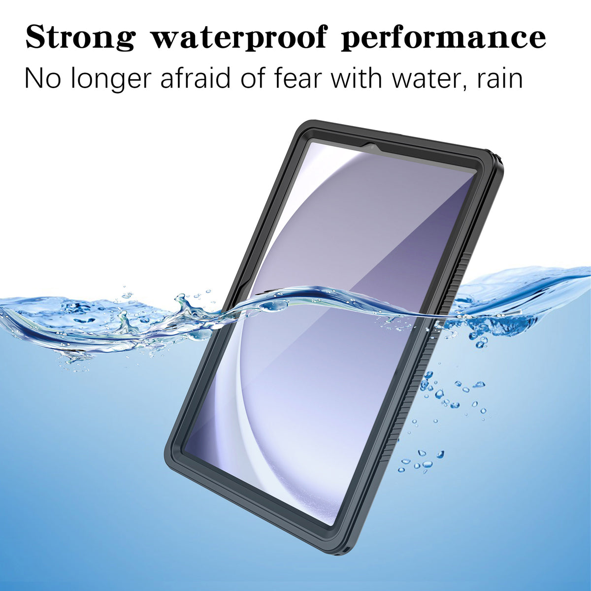Ultramarine Technology with Waterproof Tablet Case - 360 Armored Rugged Cover | Military Grade