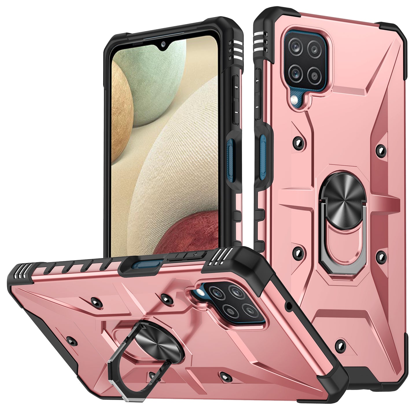 Boundary Galaxy A52s Case Ring Holder Kickstand