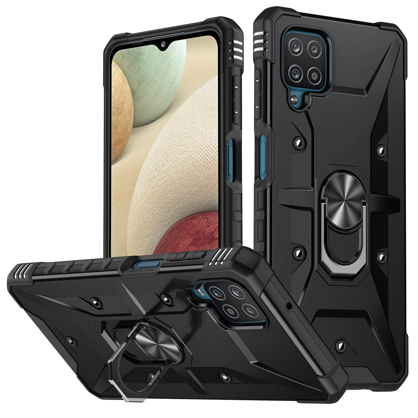 Boundary Galaxy A52s Case Ring Holder Kickstand