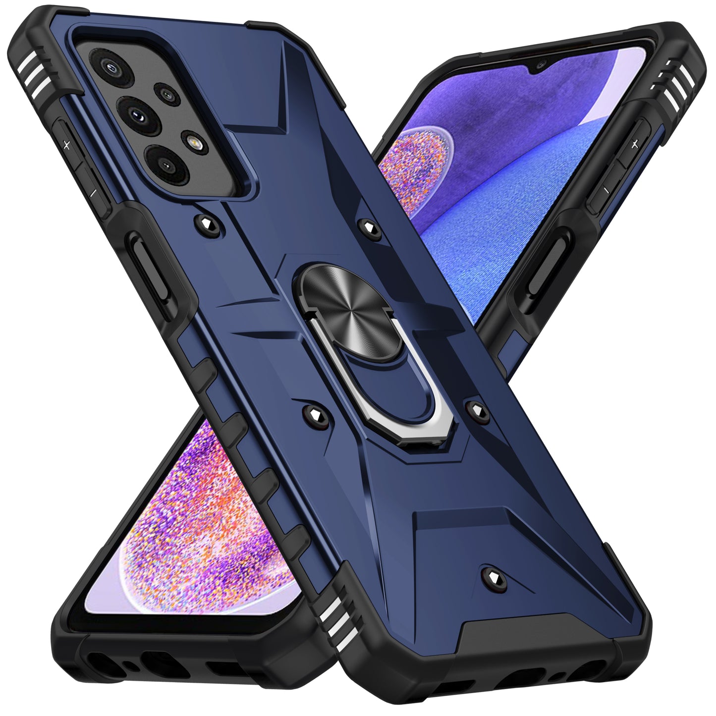 Boundary Galaxy A04 Case Ring Holder Kickstand