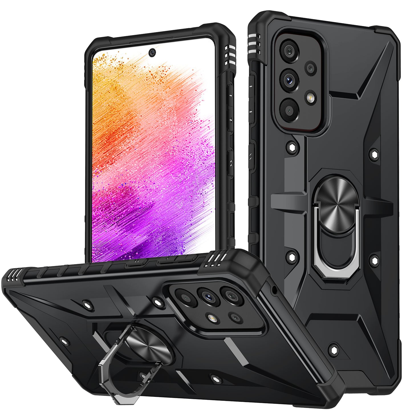 Boundary Galaxy A53 Case Ring Holder Kickstand