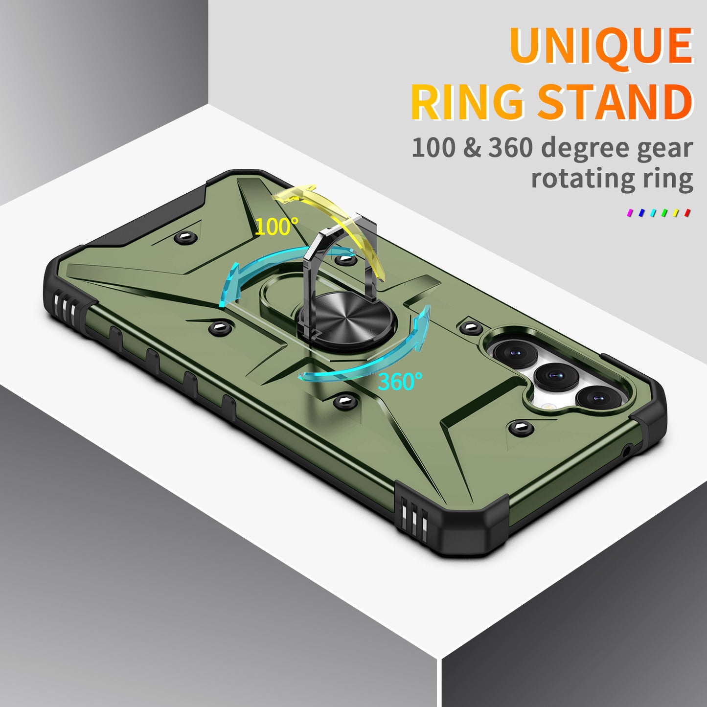 Boundary Galaxy A54 Case Ring Holder Kickstand