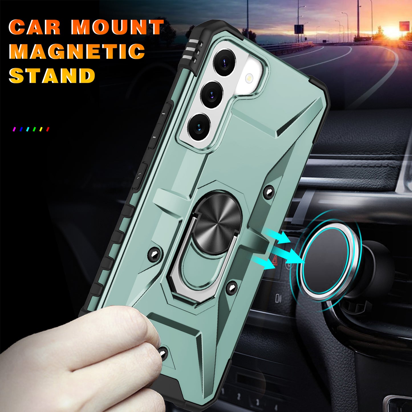 Boundary Galaxy S20 FE Case Ring Holder Kickstand