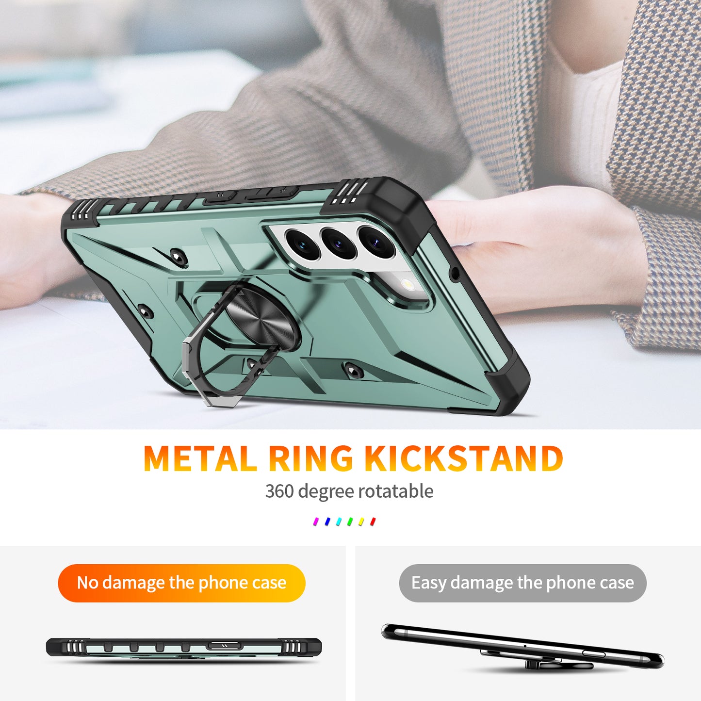 Boundary Galaxy S20 FE Case Ring Holder Kickstand